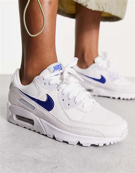 nike air max donkerblauw wit|Wit Air Max 90 Schoenen (15) .